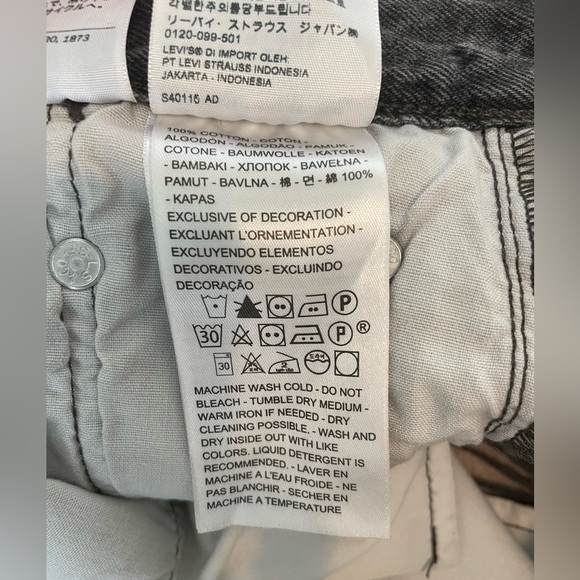 Levi’s 501 High Rise Shorts - Picture 3 of 4